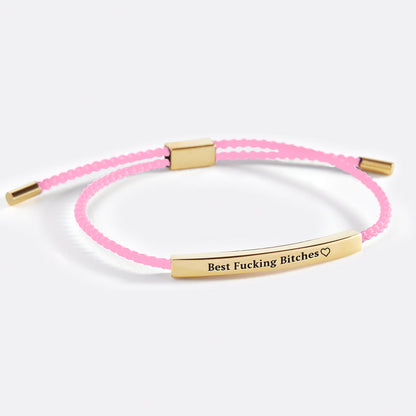 Bracelet d'inspiration « Best Fucking Bitches »
