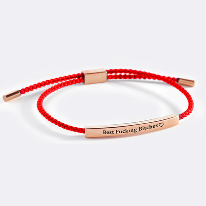 Bracelet d'inspiration « Best Fucking Bitches »
