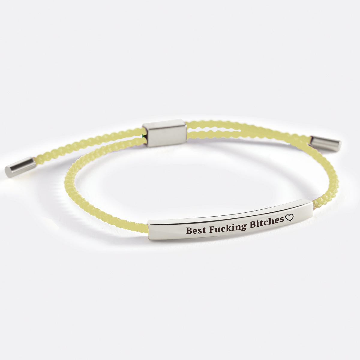 Bracelet d'inspiration « Best Fucking Bitches »