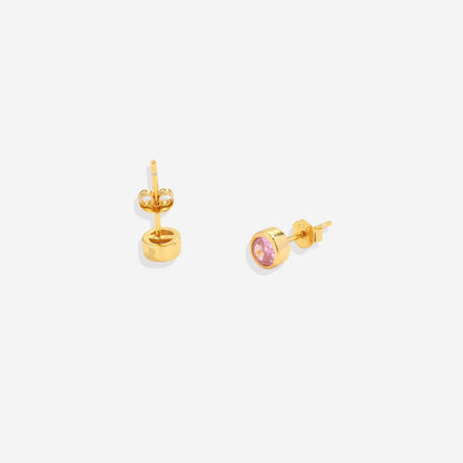 Clous d'oreilles avec pierre de naissance