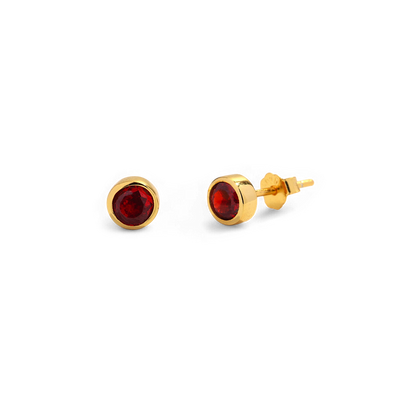 Clous d'oreilles avec pierre de naissance