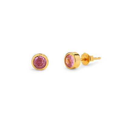 Clous d'oreilles avec pierre de naissance