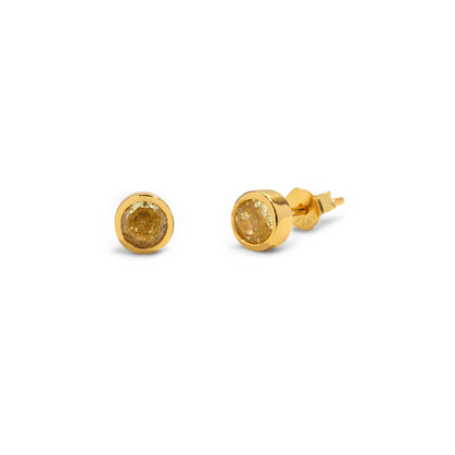 Clous d'oreilles avec pierre de naissance