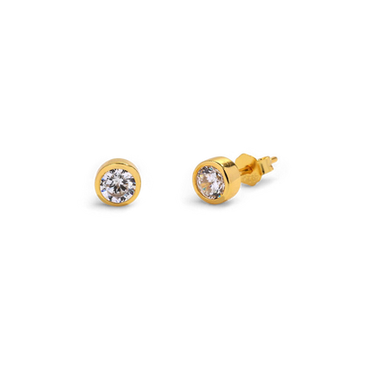 Clous d'oreilles avec pierre de naissance