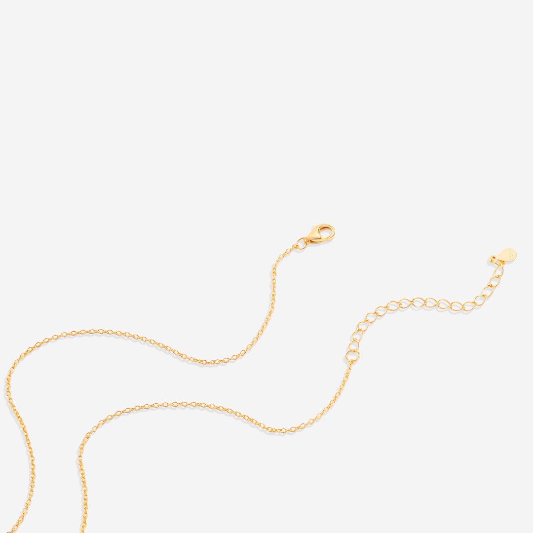 Collier barre avec pierre de naissance