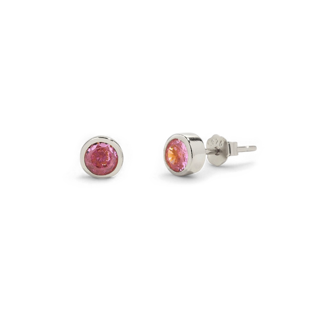 Clous d'oreilles avec pierre de naissance