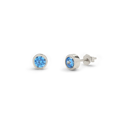 Clous d'oreilles avec pierre de naissance