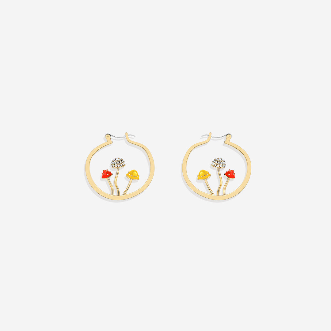 Boho Pilz Ohrringe