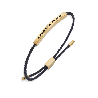 Bracelet audacieux « Souviens-toi de qui tu es »