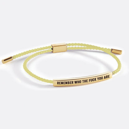 Bracelet audacieux « Souviens-toi de qui tu es »