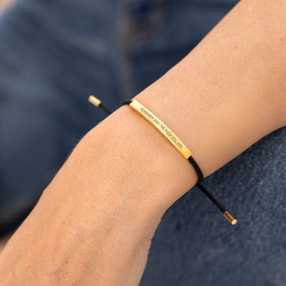 Bracelet audacieux « Souviens-toi de qui tu es »
