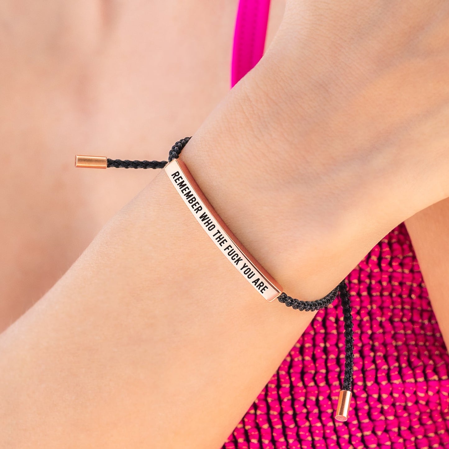 Bracelet audacieux « Souviens-toi de qui tu es »
