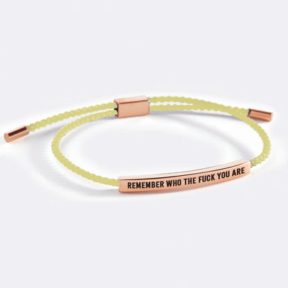 Bracelet audacieux « Souviens-toi de qui tu es »