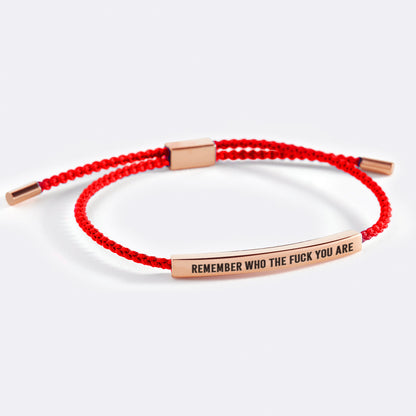 Bracelet audacieux « Souviens-toi de qui tu es »