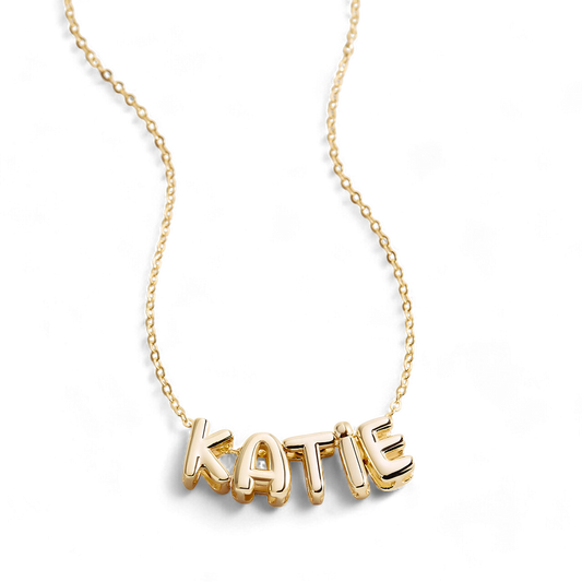 Bubble Name Necklace