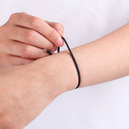 Bracelet en corde élastique