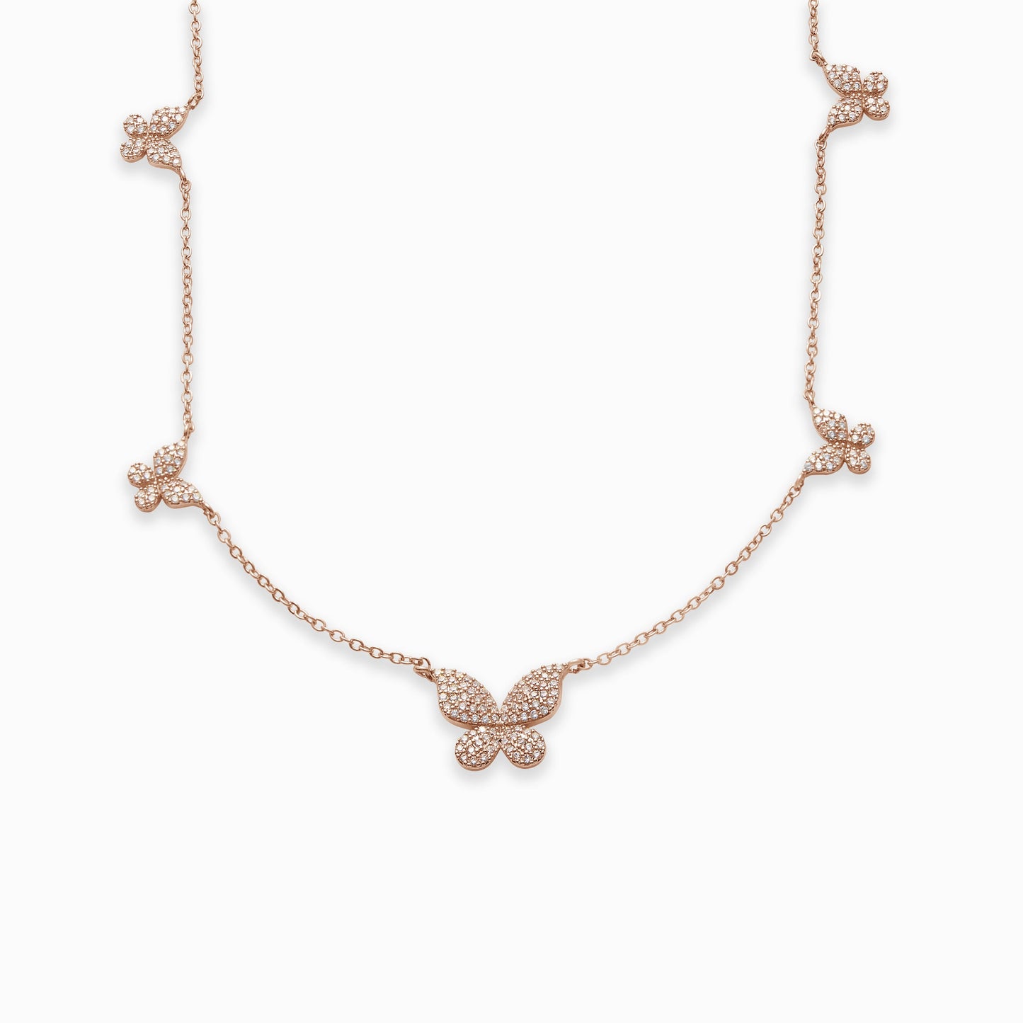 Collier Cinq Papillons