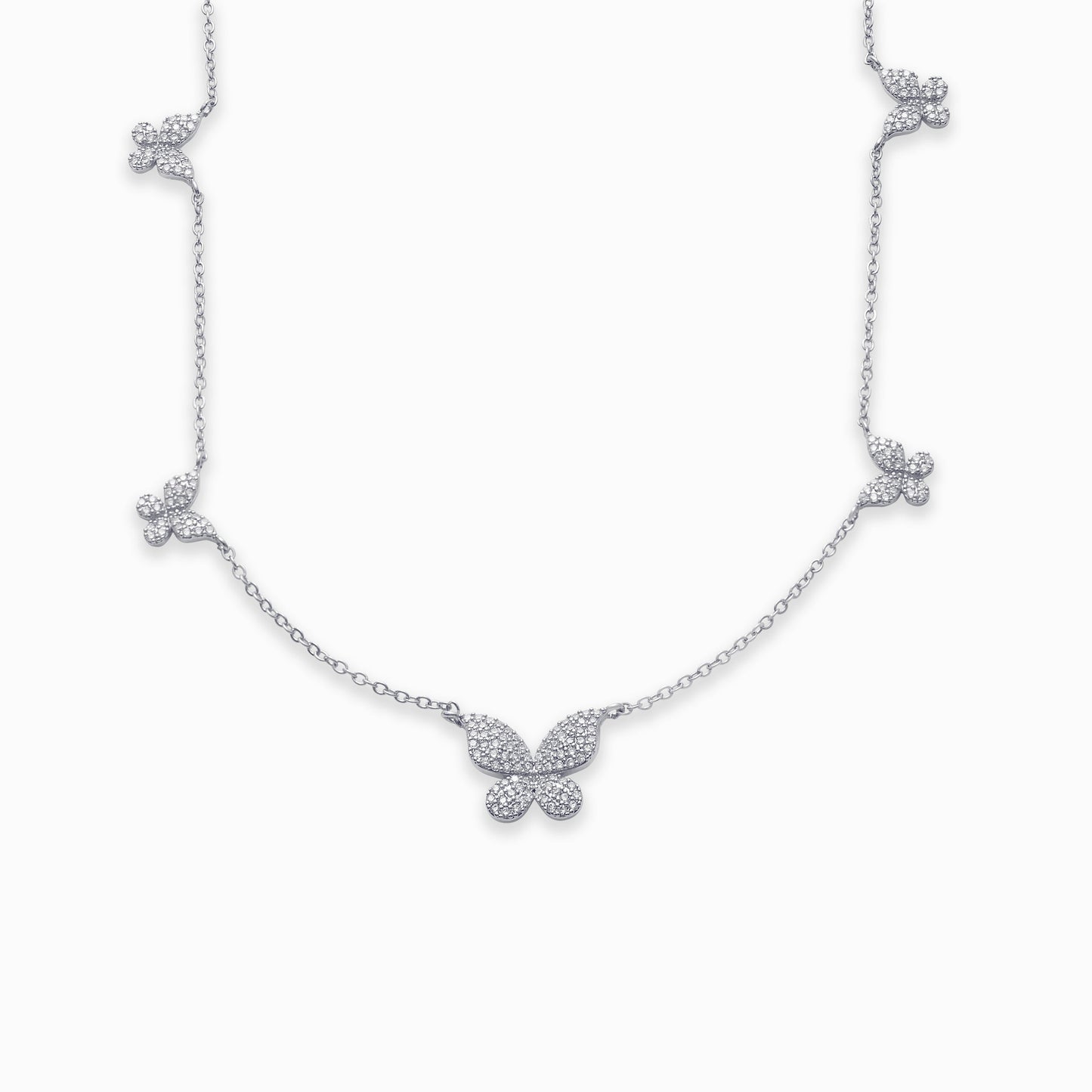 Collier Cinq Papillons