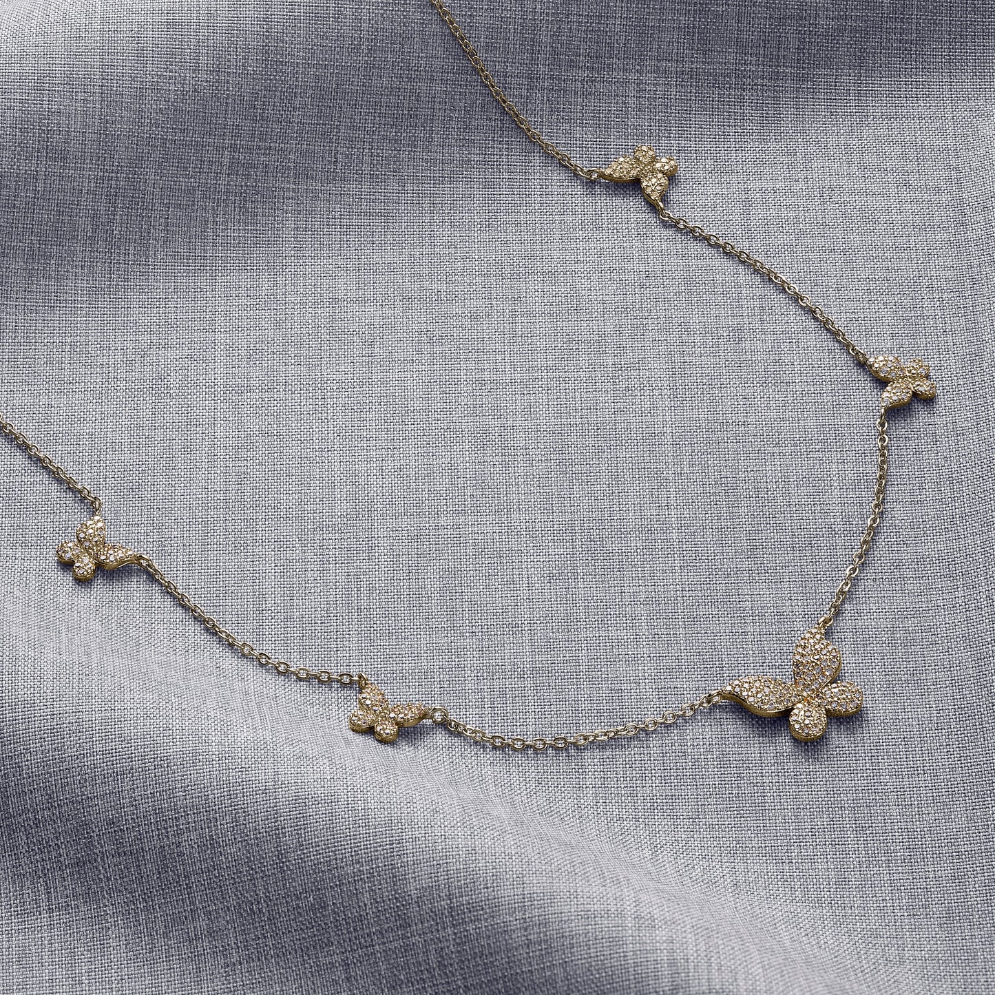 Collier Cinq Papillons