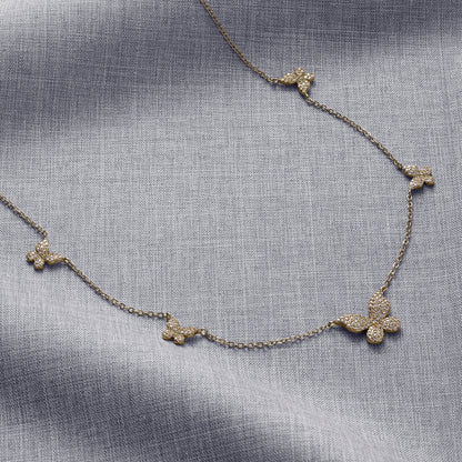 Collier Cinq Papillons