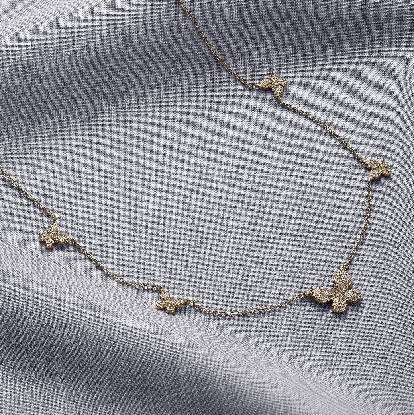 Collier Cinq Papillons