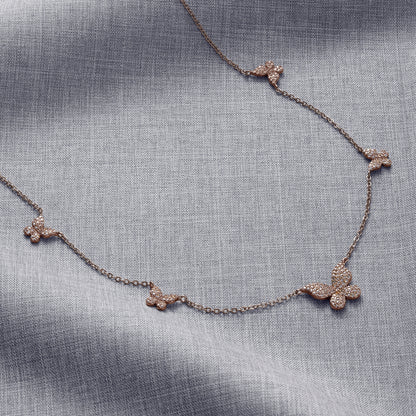 Collier Cinq Papillons