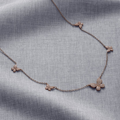 Collier Cinq Papillons