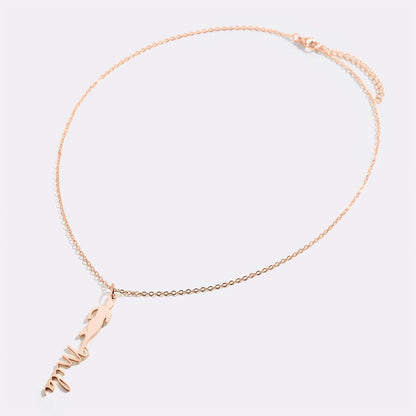 Runner Name Necklace