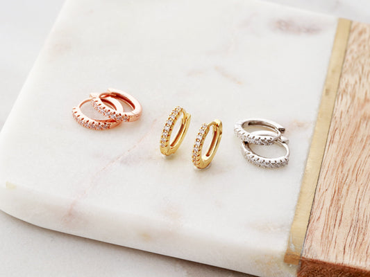 Zirkonia Huggies | 12mm