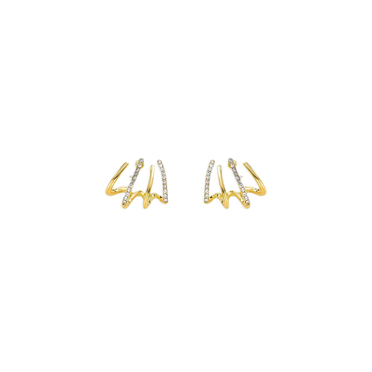 Claw Stud Wrap Earrings