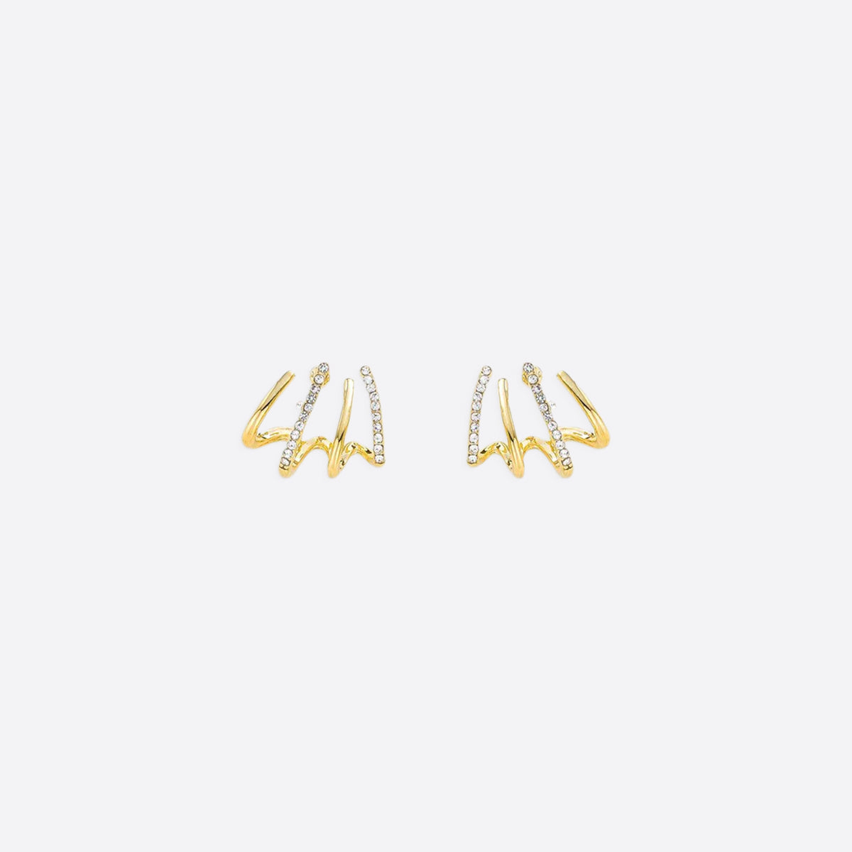 Claw Stud Wrap Earrings