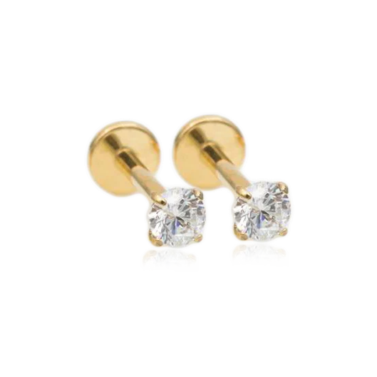 Crystal Sleeper Earrings | 18g