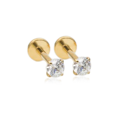 Crystal Sleeper Earrings | 18g