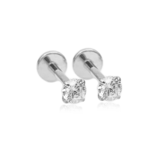 Crystal Sleeper Earrings | 18g