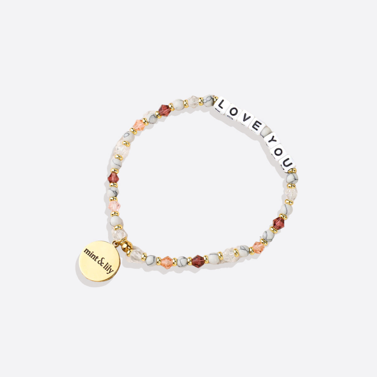 Bracelet d'amitié personnalisé en perles d'améthyste