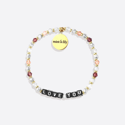 Bracelet d'amitié personnalisé en perles d'améthyste