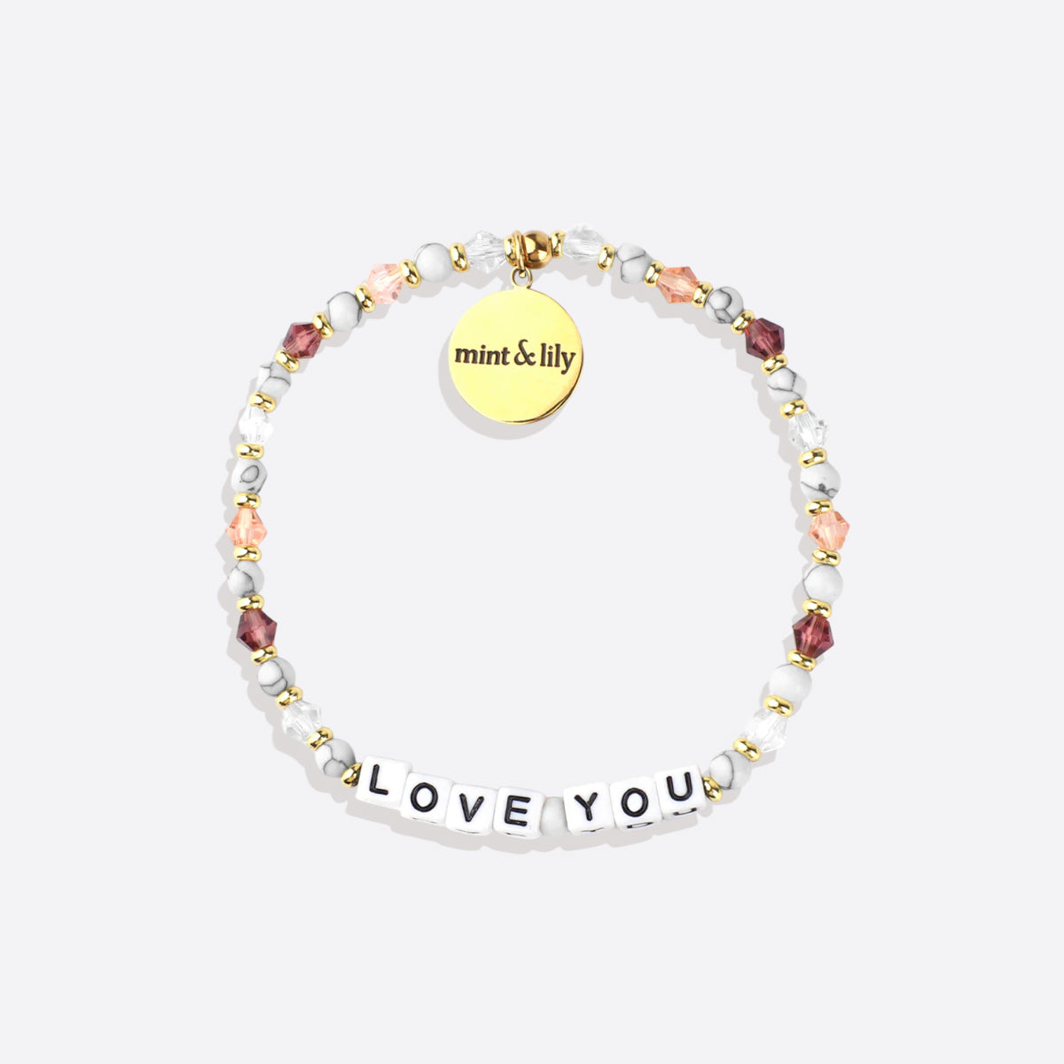Bracelet d'amitié personnalisé en perles d'améthyste