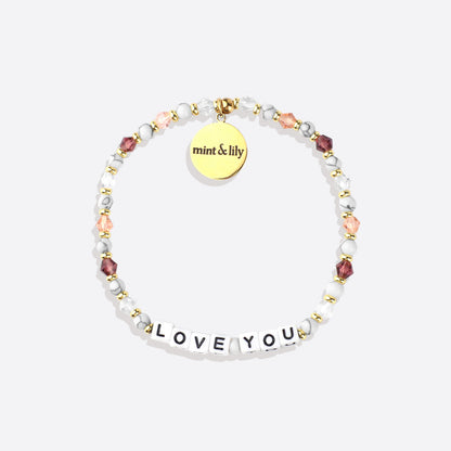 Bracelet d'amitié personnalisé en perles d'améthyste