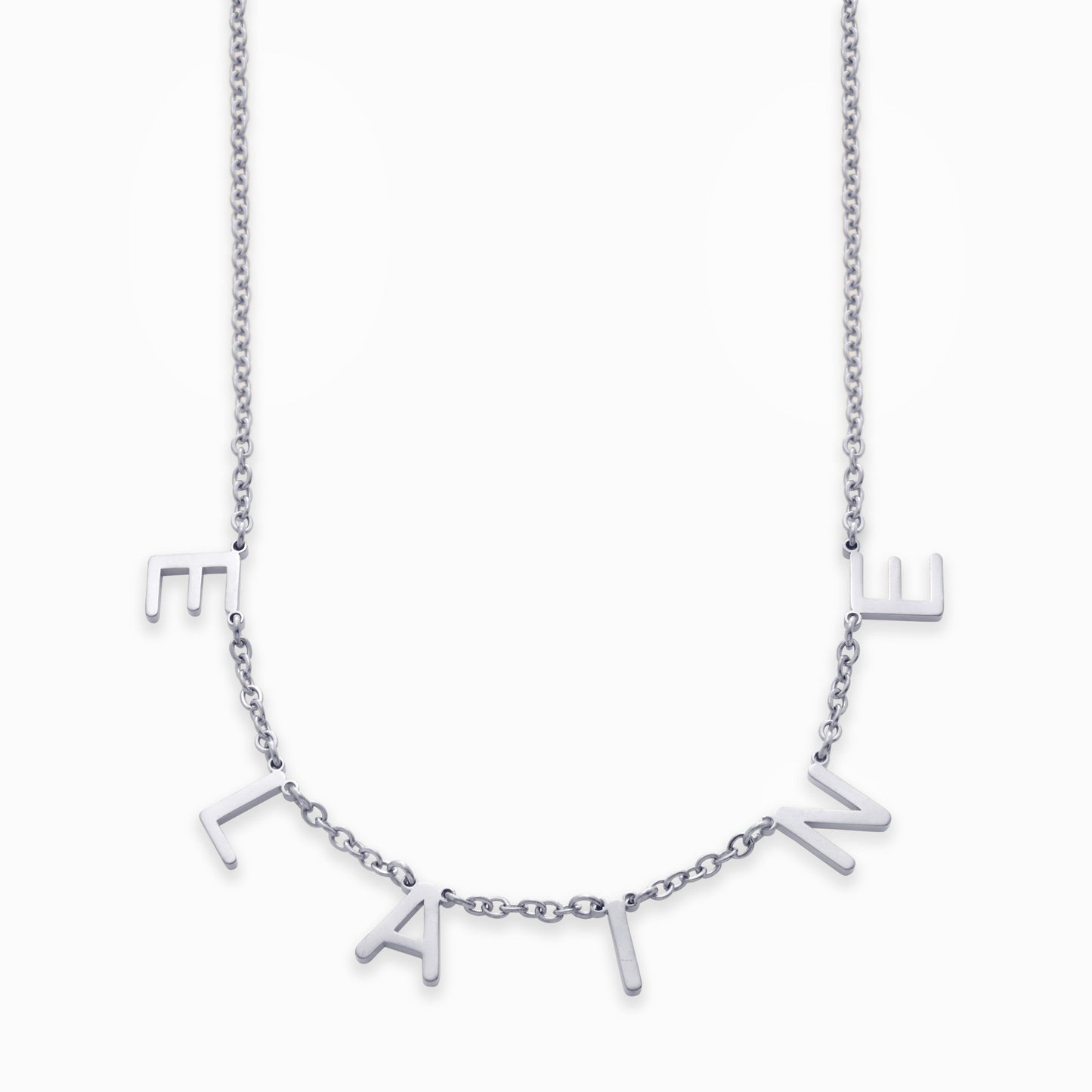 Collier avec nom et lettre personnalisés