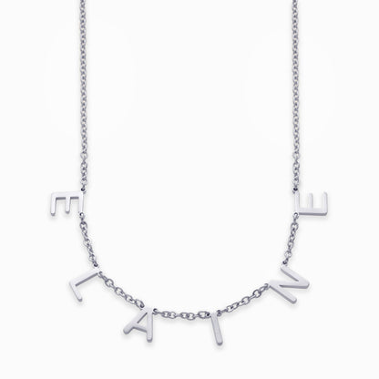 Collier avec nom et lettre personnalisés