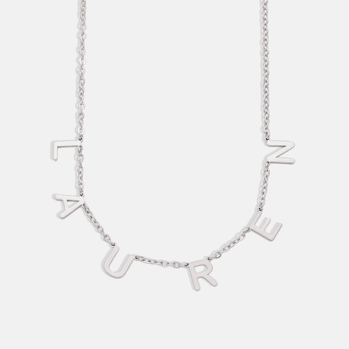 Collier avec nom et lettre personnalisés