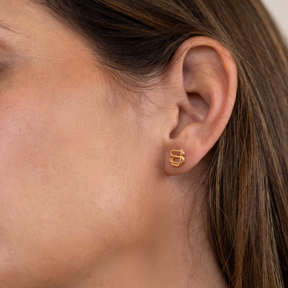 Custom Monogram Initial Earrings