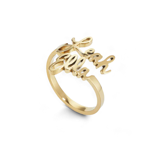 Double Name Ring