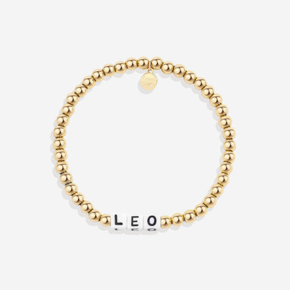 Bracelet d'amitié personnalisé en perles d'or imperméables