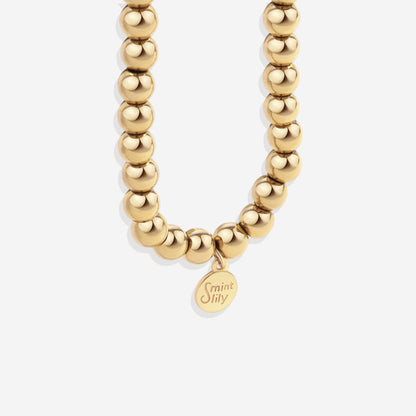 Bracelet d'amitié personnalisé en perles d'or imperméables