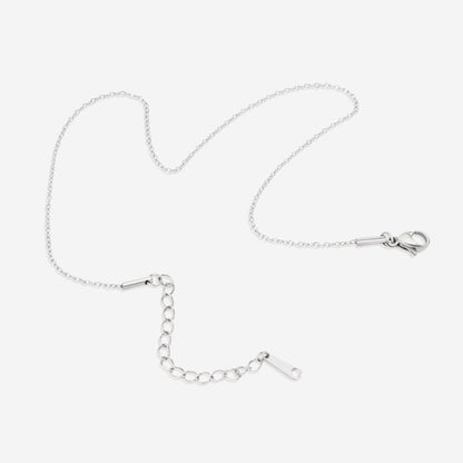 Bracelet de cheville délicat en chaîne torsadée