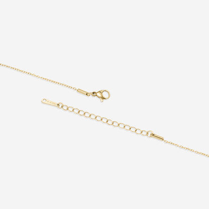 Bracelet de cheville délicat en chaîne torsadée