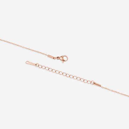 Bracelet de cheville délicat en chaîne torsadée