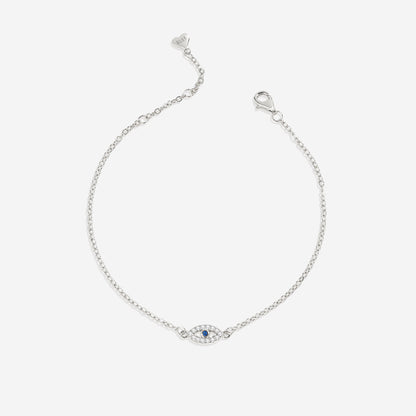 Zierliches Armband mit Bösem Blick-Anhänger