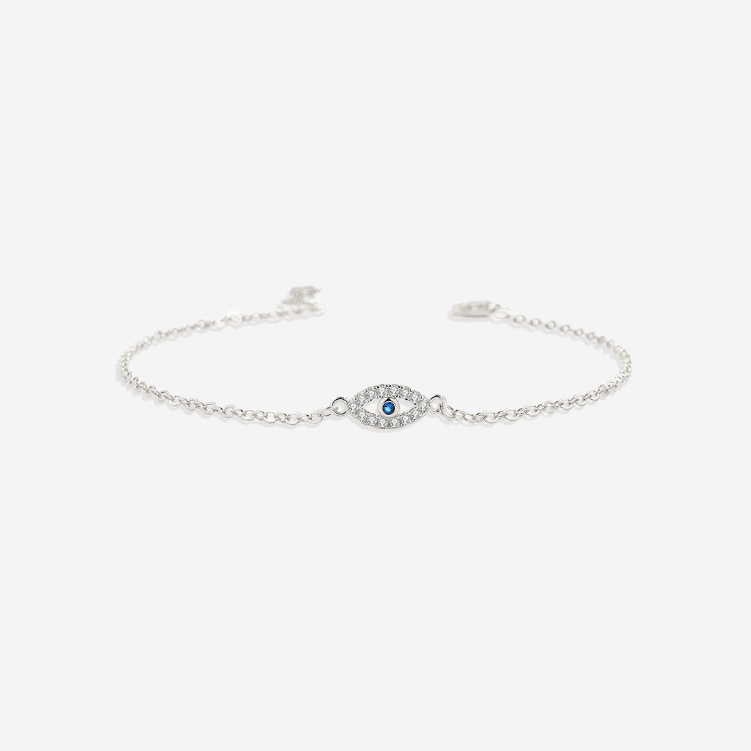 Zierliches Armband mit Bösem Blick-Anhänger